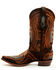 Image #3 - Corral Men's Overlay And Embroidered Western Boots - Snip Toe, Brown, hi-res