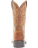 Image #5 - Justin Men's Stampede Canter Performance Western Boots - Broad Square Toe, Brown, hi-res