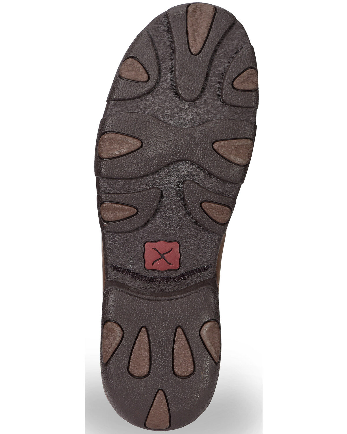 Image #5 - Twisted X Men's Driving Mocs Steel Toe Lace-Up Work Shoes, Brown, hi-res