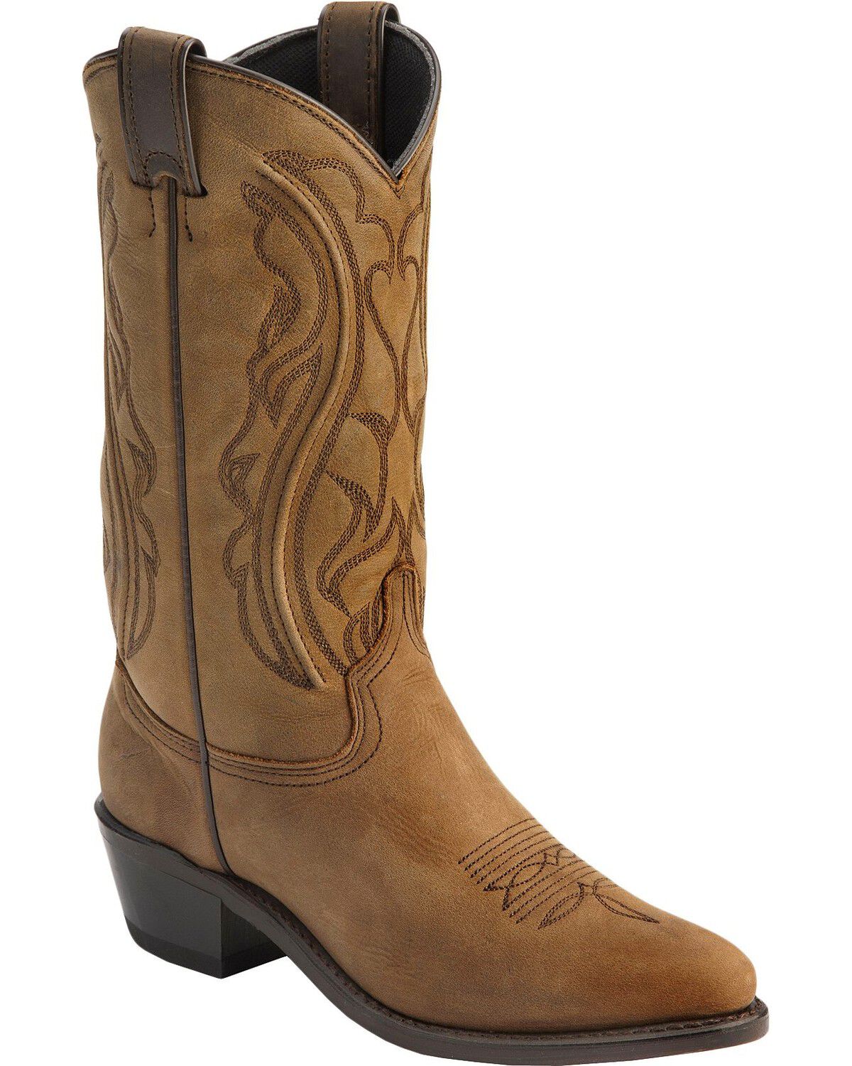 Image #1 - Sage Boots by Abilene Women's 11" Longhorn Western Boots, Distressed, hi-res