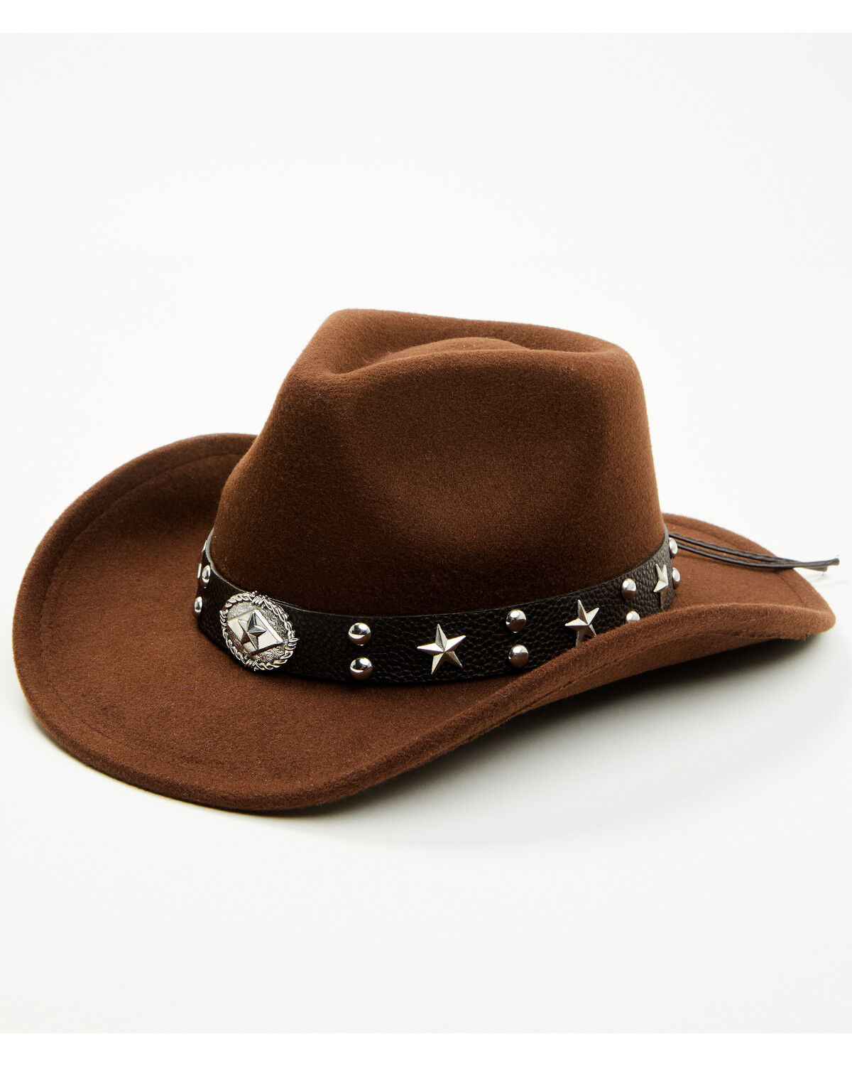 Cody James Parker Wool Felt Cowboy Hat, Brown, hi-res