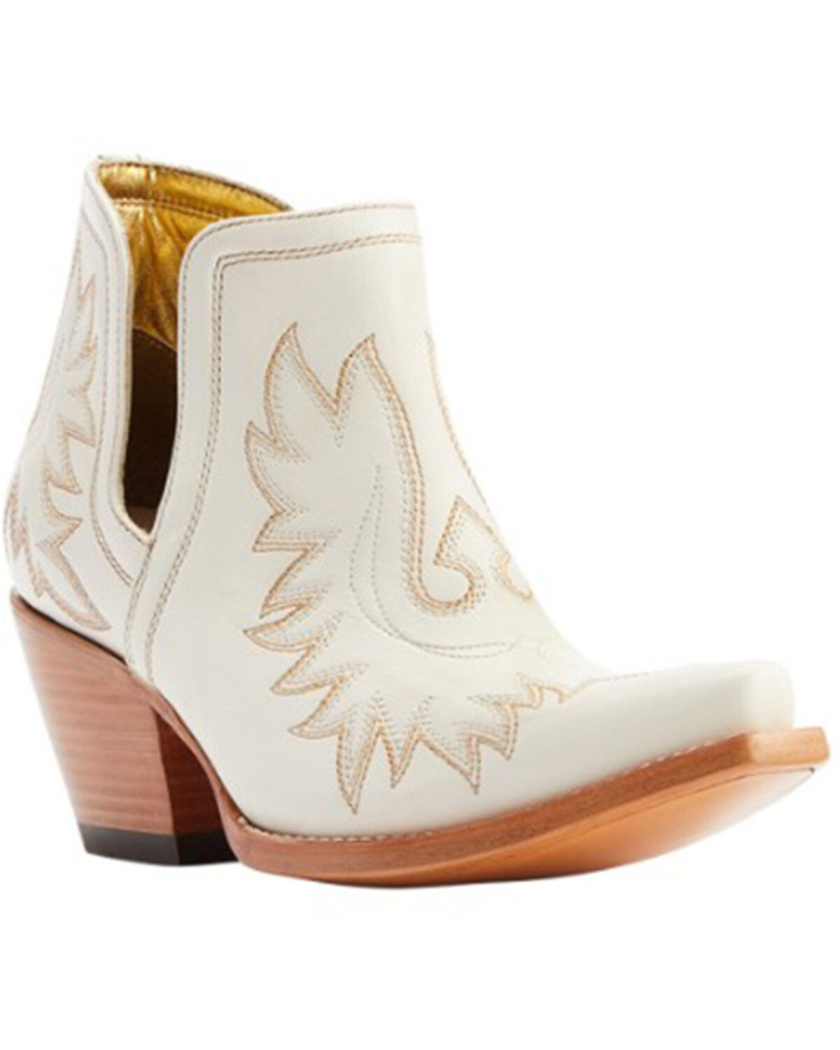 Image #1 - Ariat Women's Dixon Fashion Booties - Snip Toe, White, hi-res