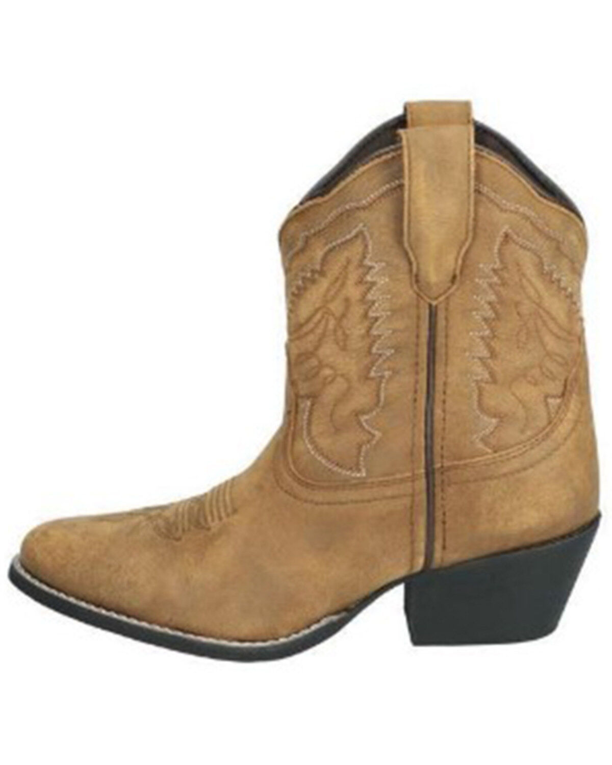 Image #3 - Smoky Mountain Women's Daisy Distressed Western Boots - Round Toe, Brown, hi-res