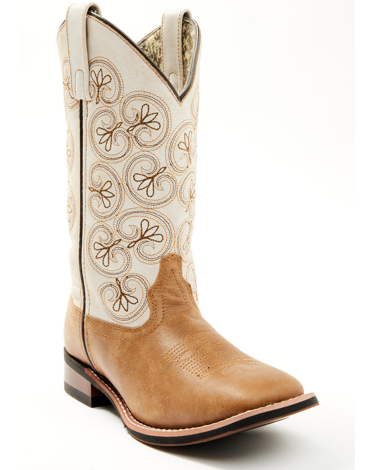 Image #1 - Laredo Women's Erika Western Boots - Broad Square Toe, Camel, hi-res