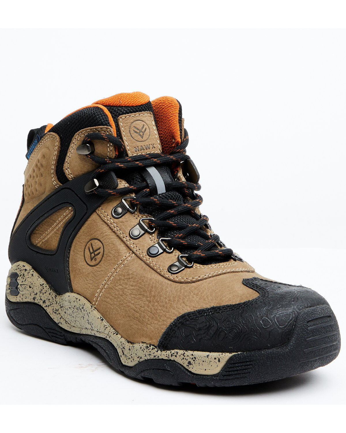 Image #1 - Hawx Men's 5" Talon 2 Deep Taupe Waterproof Lace-Up Hiking Work Boots - Soft Toe, Taupe, hi-res