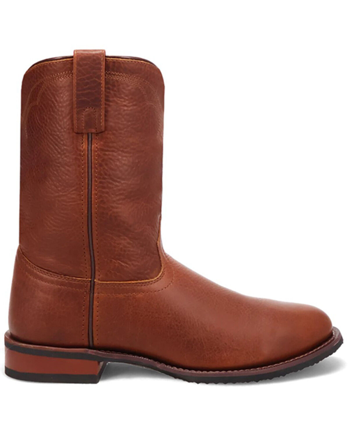 Image #2 - Laredo Men's Vaughn Roper Boots - Round Toe, Tan, hi-res
