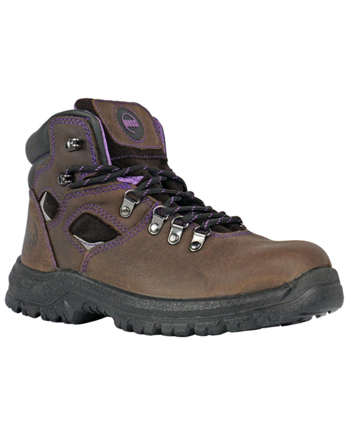 Image #1 - Hoss Women's 6" Lily Waterproof Work Boots - Steel Toe, Brown, hi-res