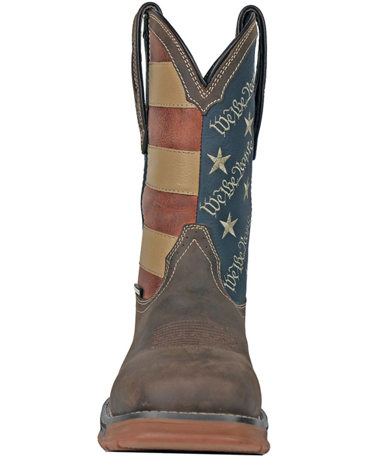Image #4 - Hoss Men's We The People Waterproof Work Boots - Composite Toe, Brown, hi-res
