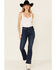 Image #1 - Levi's Women's 725 Lapis Dark Horse Bootcut Jeans, Blue, hi-res