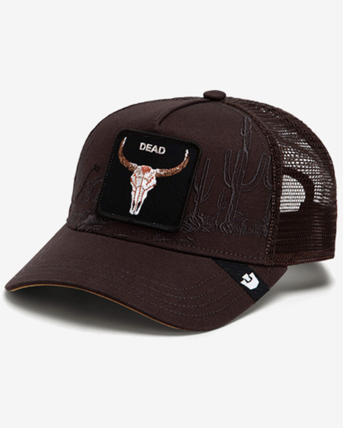 Image #1 - Goorin Bros Men's Badlands Skull Ball Cap, Brown, hi-res