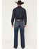 Image #3 - Ariat Men's M4 Silverton Crawford Medium Wash Relaxed Bootcut Stretch Denim Jeans - Big, Medium Wash, hi-res