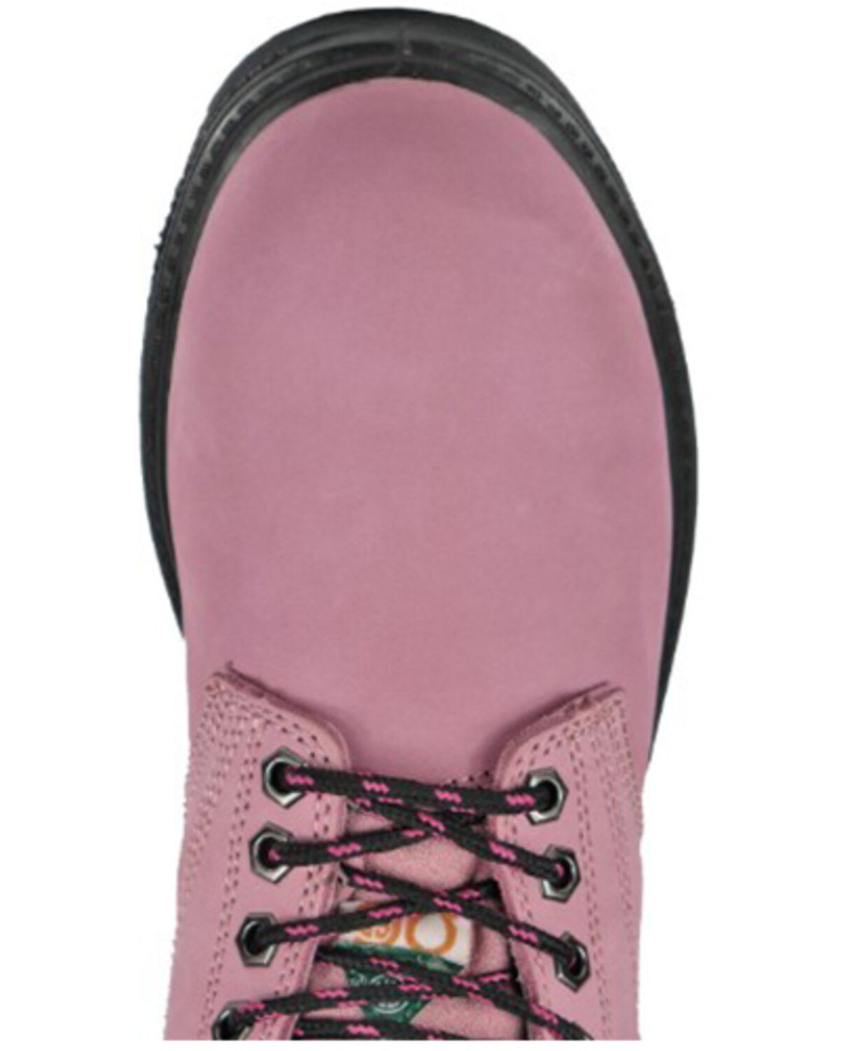 Image #6 - Moxie Trades Women's 6" Alice Waterproof Work Boots - Steel Toe, Pink, hi-res