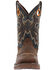 Image #4 - Durango Men's 11" Rebel Performance Western Boots - Broad Square Toe, Brown, hi-res