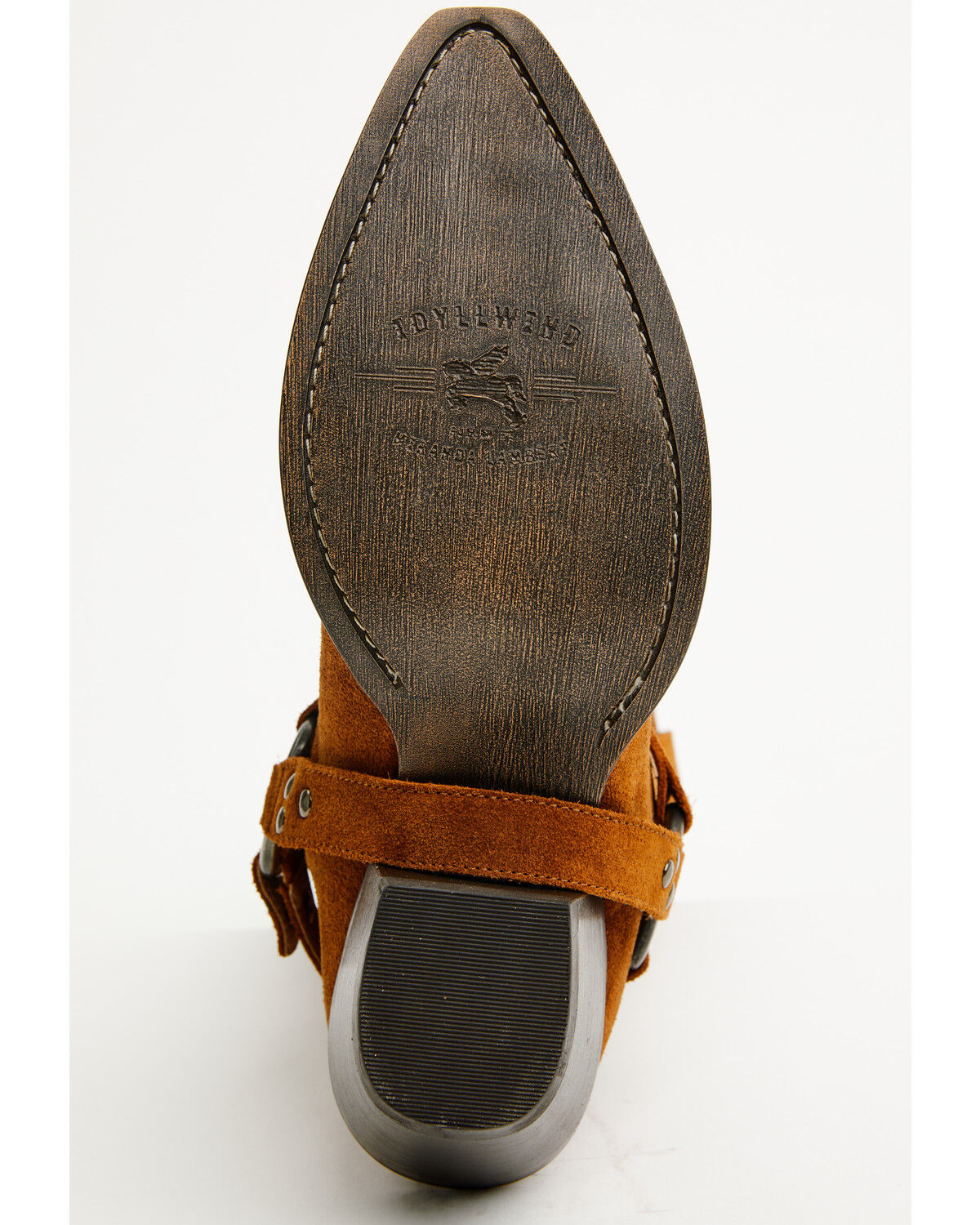 Image #7 - Idyllwind Women's Midnight Rider Suede Western Boots - Snip Toe, Cognac, hi-res