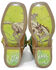 Image #2 - Tin Haul Boys' Geo 3D Western Boots - Square Toe, Brown, hi-res