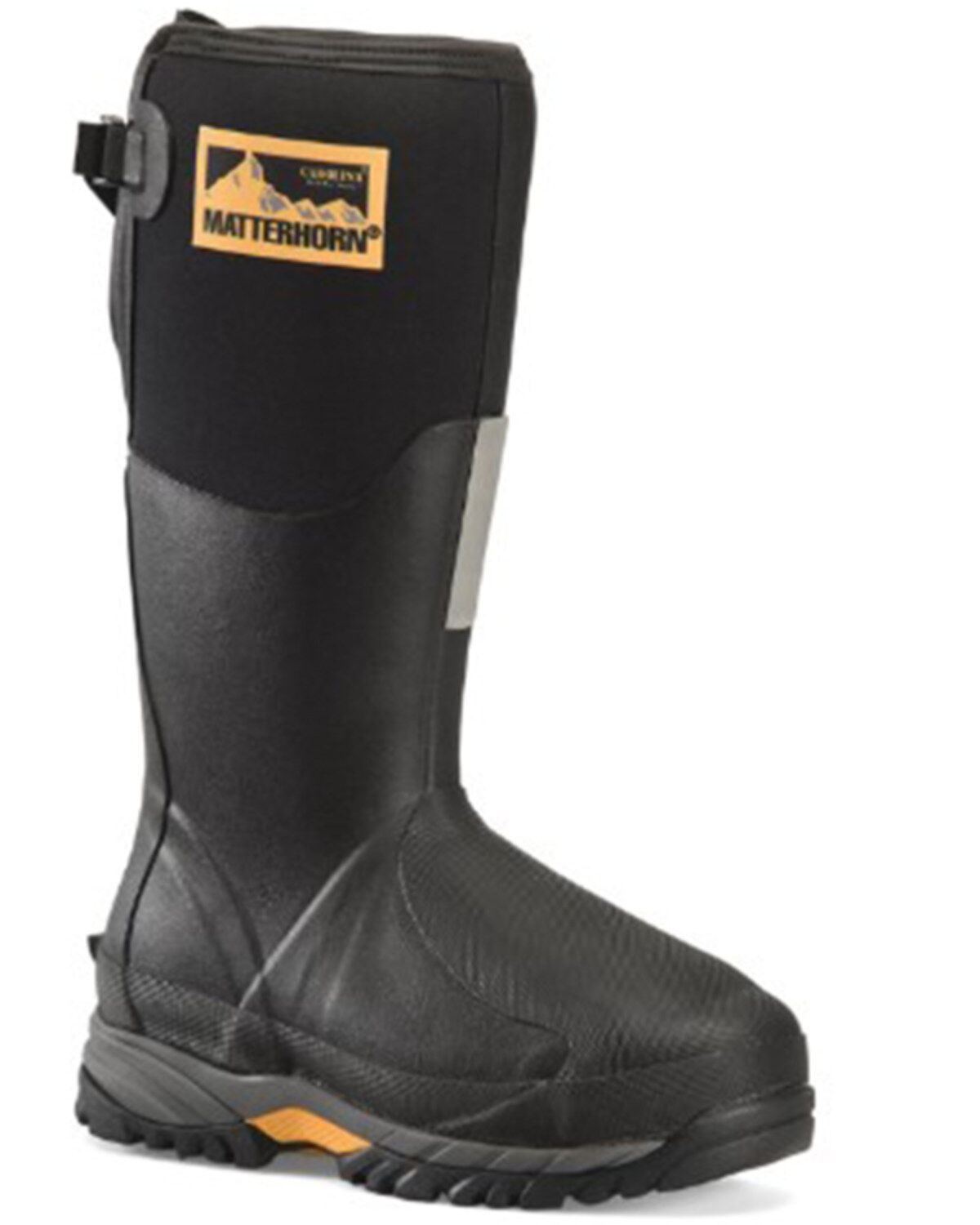 Image #1 - Matterhorn Men's Met Guard Puncture Resisting Western Work Boots - Steel Toe, Black, hi-res