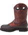 Image #4 - Georgia Men's Muddog Steel Toe Comfort Core Work Boots, Brown, hi-res