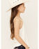 Image #2 - Shyanne Girls' Crochet Lace Trim Tank, Ivory, hi-res
