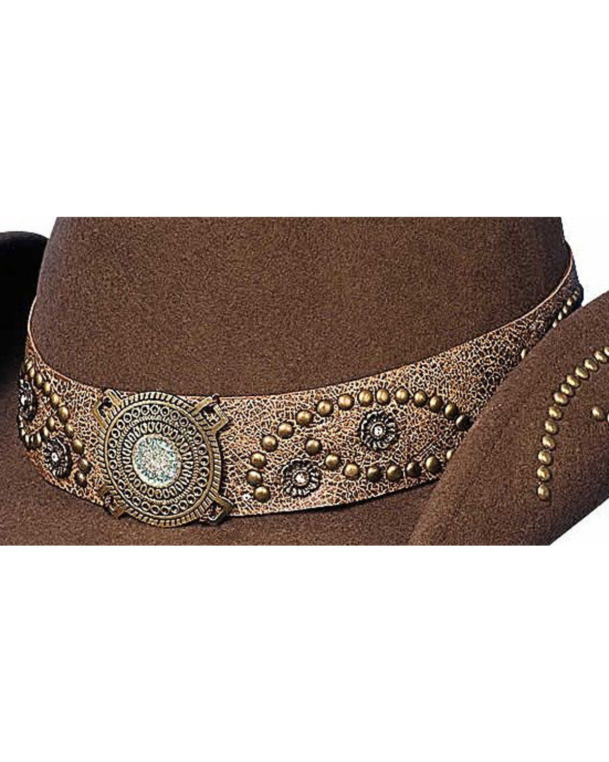Image #2 - Bullhide Sheila Wool Felt Cowboy Hat, Chocolate, hi-res