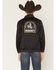 Image #1 - Hooey Boys' Big Sky Logo Bomber Jacket, Black, hi-res