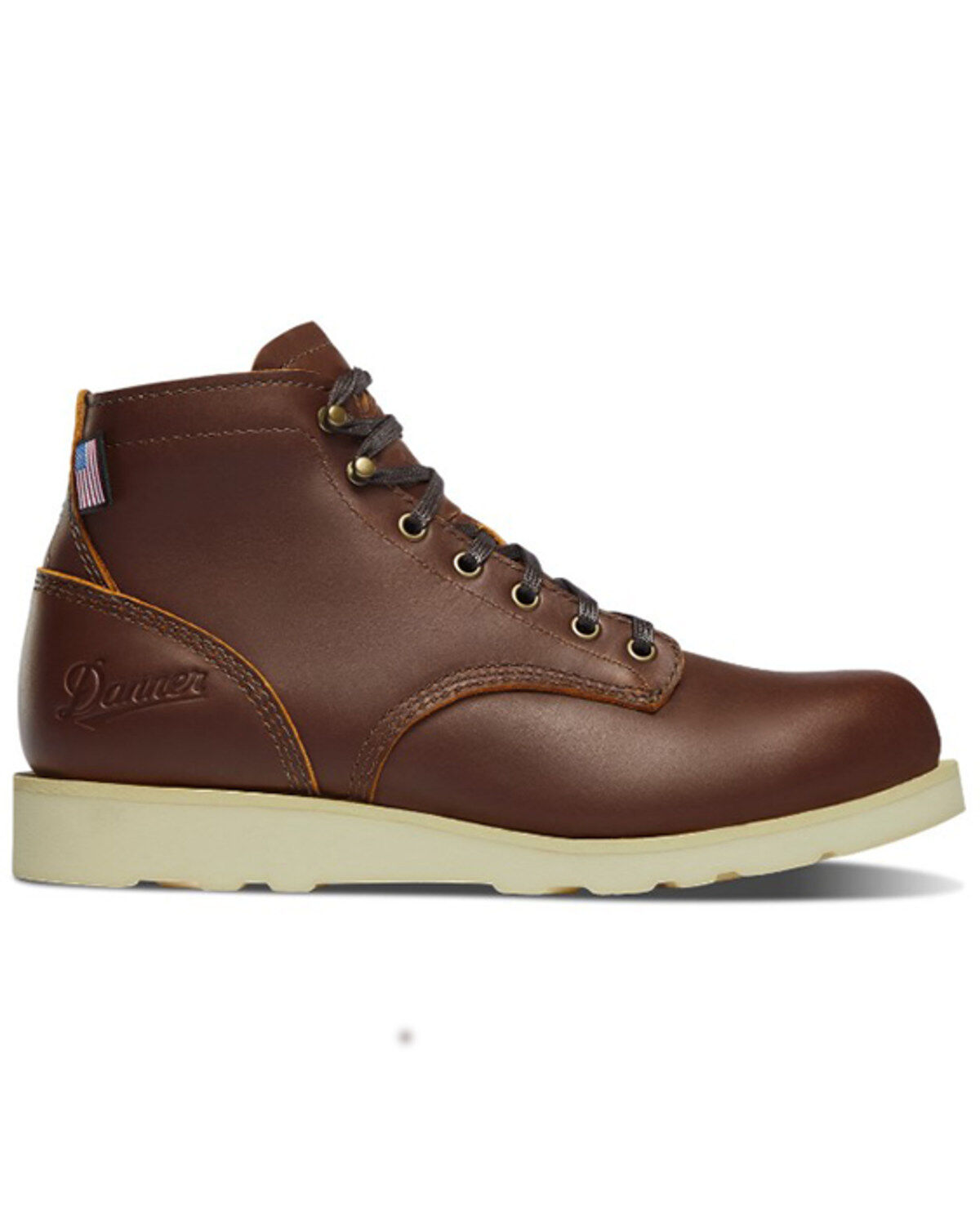 Image #2 - Danner Women's Douglas 6" Waterproof Work Boots - Soft Toe, Pecan, hi-res