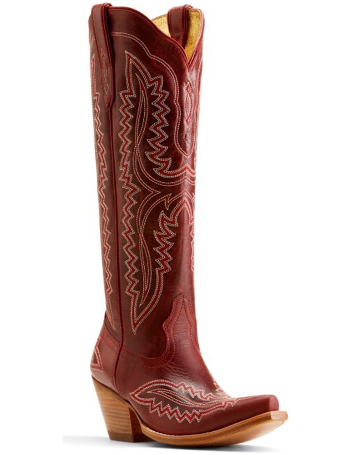Image #1 - Ariat Women's Casanova Tall Western Boots - Snip Toe, Red, hi-res