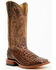 Image #1 - Horse Power Men's Nile Crocodile Print Western Boots - Square Toe, Brown, hi-res