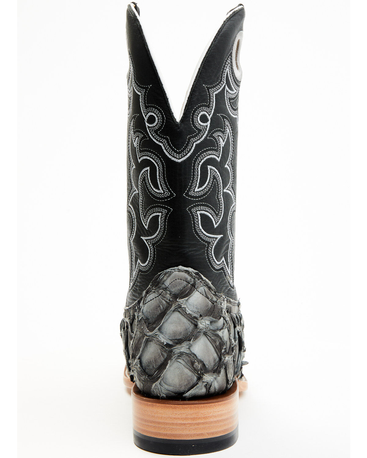 Image #5 - Cody James Men's Exotic Pirarucu Western Boots - Broad Square Toe, Black, hi-res
