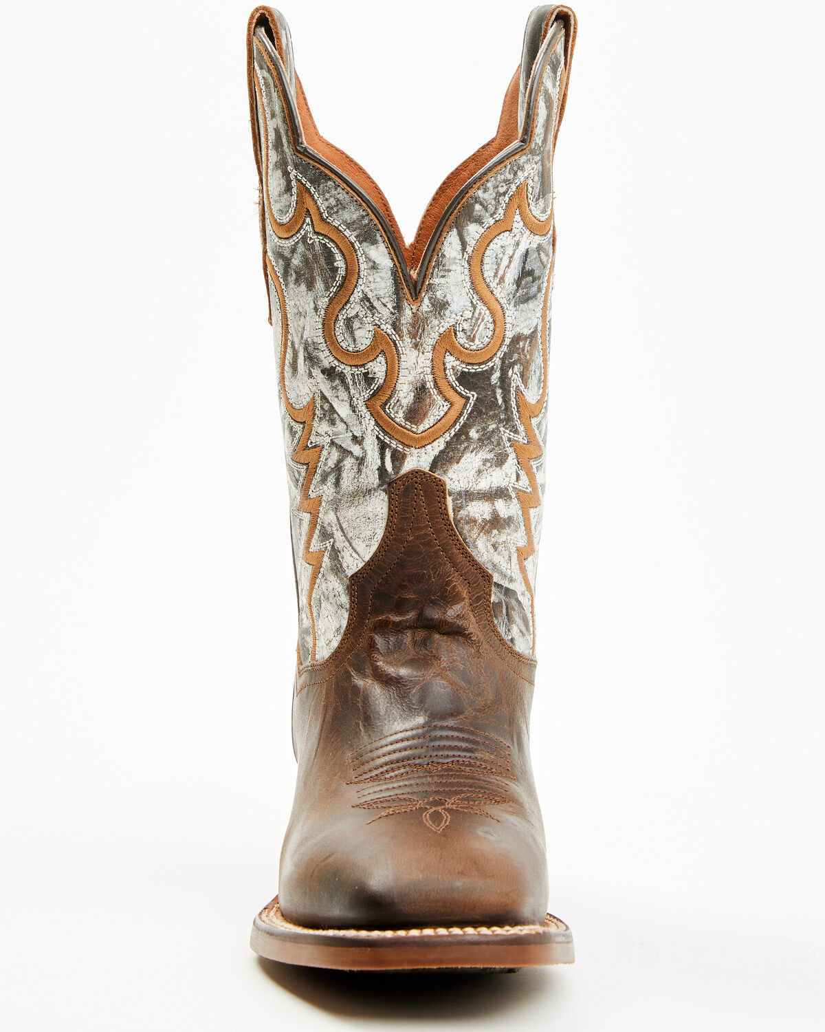 Image #4 - Dan Post Women's Tess Performance Western Boots - Square Toe, Brown, hi-res