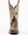 Image #4 - Dan Post Women's Tess Performance Western Boots - Square Toe, Brown, hi-res
