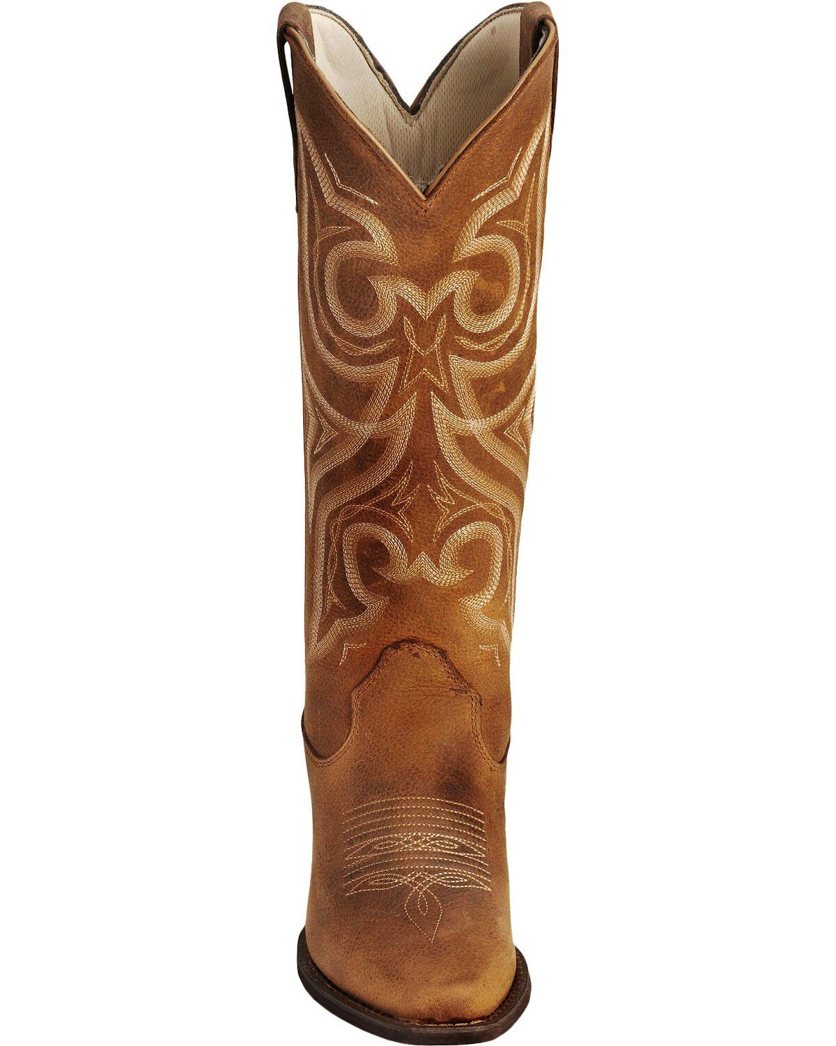 Image #4 - Crush by Durango Women's Jealousy Performance Western Boots - Square Toe, Cognac, hi-res