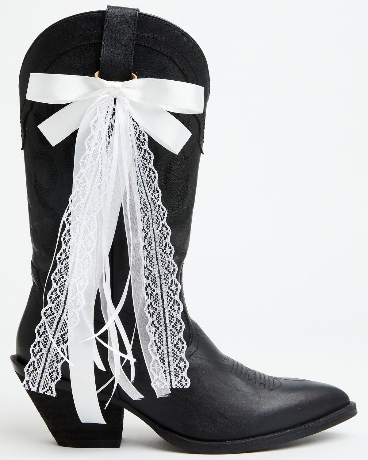 Image #1 - Shyanne Women's Lace Boot Bows - 2 Piece, Ivory, hi-res