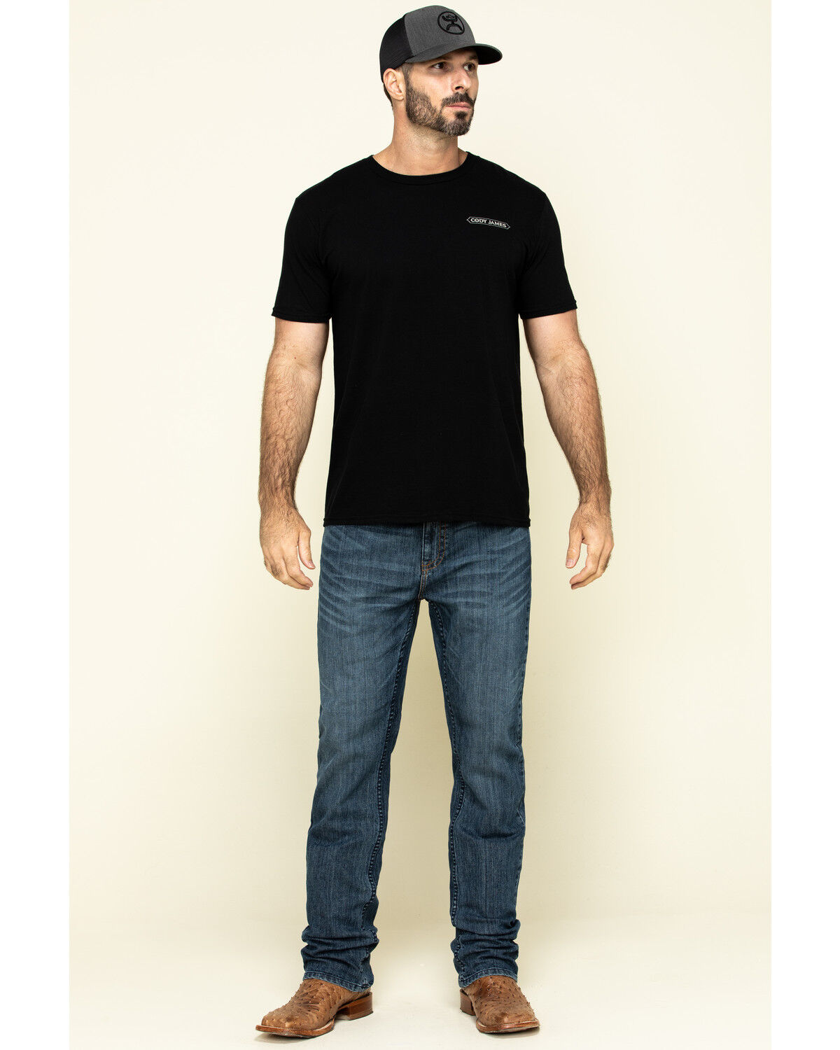 Image #6 - Cody James Men's Equalizer Wash Jackson Slim Straight Stretch Denim Jeans - Tall, Blue, hi-res