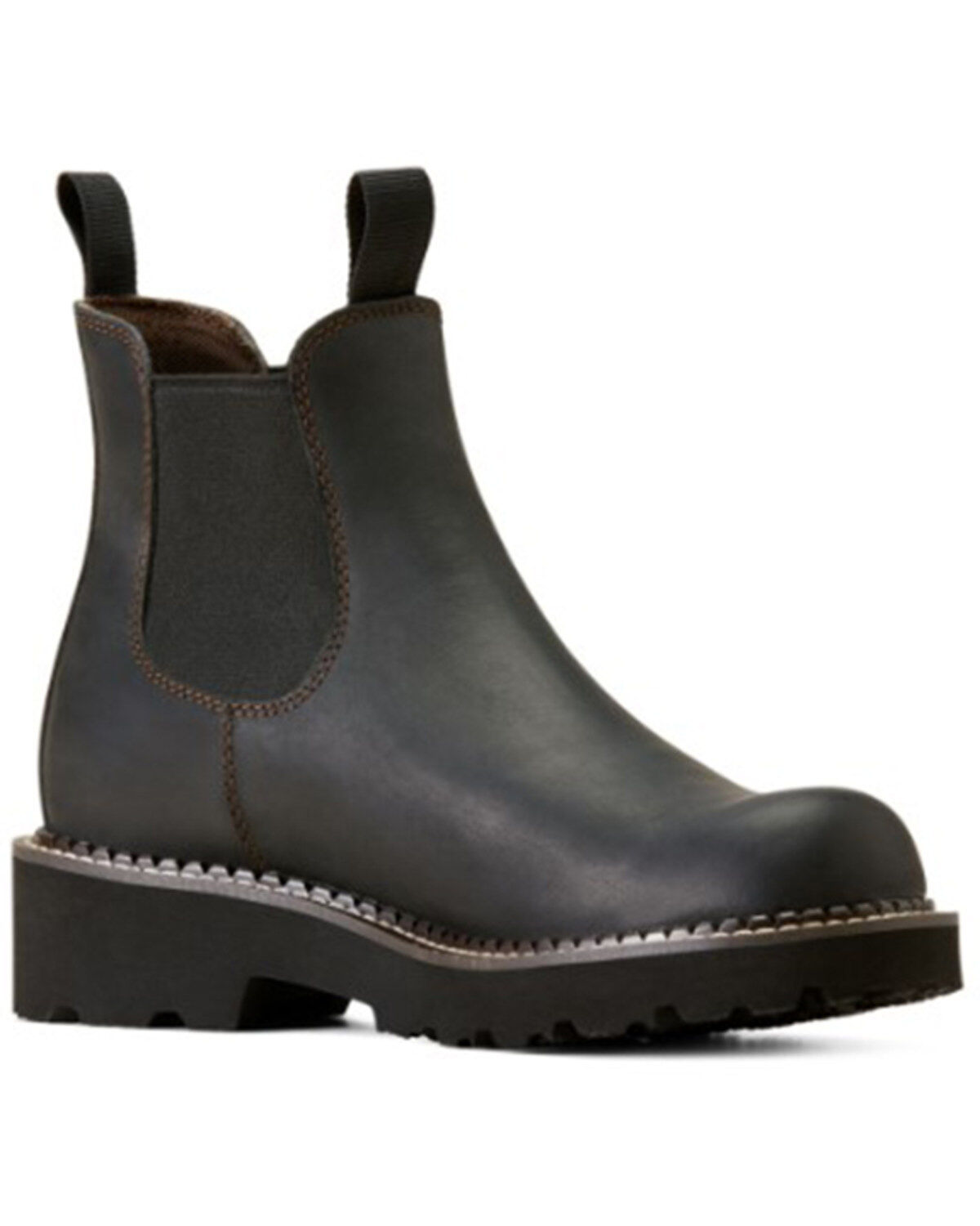 Image #1 - Ariat Women's Fatbaby Chelsea Boots - Round Toe, Black, hi-res