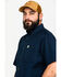 Image #5 - Carhartt Men's Rugged Flex&reg; Rigby Short Sleeve Work Shirt, Navy, hi-res
