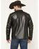 Image #4 - Moonshine Spirit&reg; Men's Faux Leather Moto Jacket, Black, hi-res