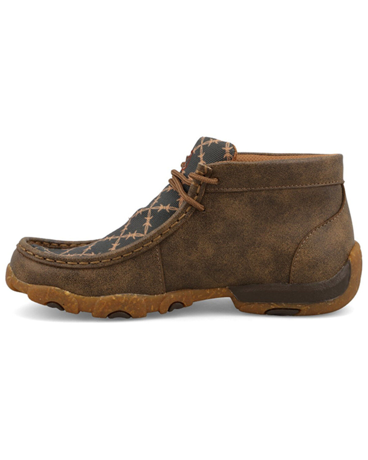 Image #3 - Twisted X Kid's Chukka Driving Mocs, Brown, hi-res