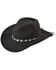 Image #1 - Outback Trading Co. Silverton UPF 50 Sun Protection Crushable Wool Felt Hat, Black, hi-res