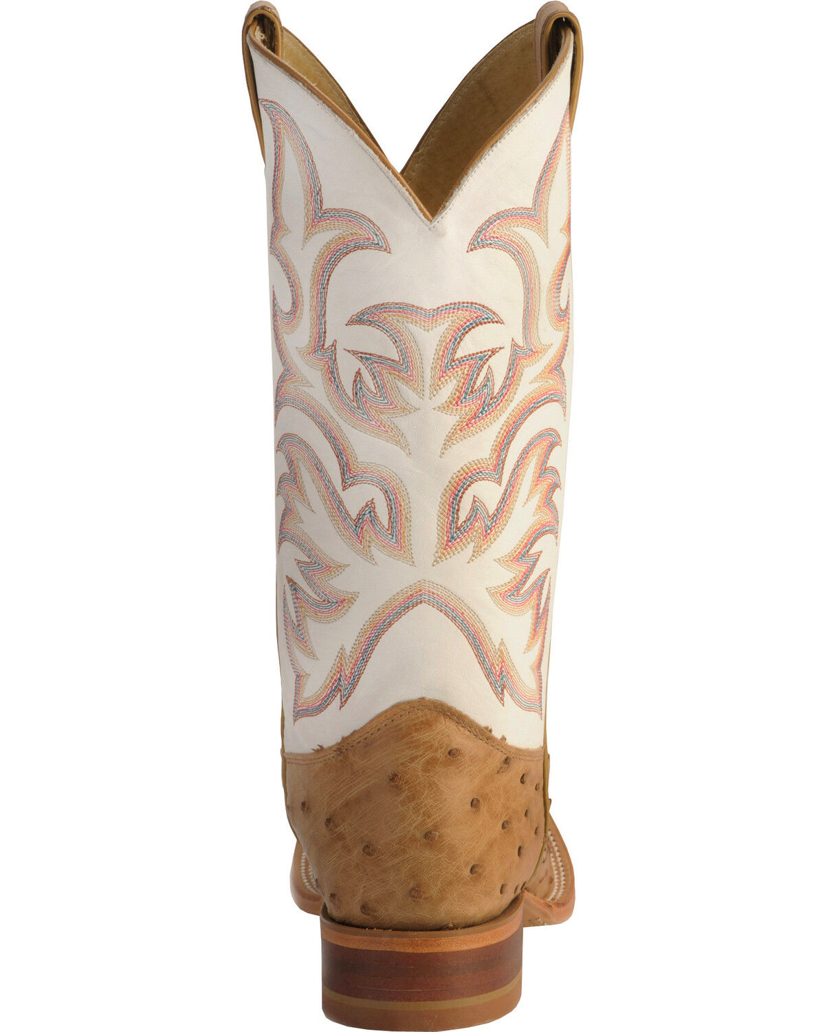 Image #7 - Justin Men's AQHA Remuda Full Quill Ostrich Exotic Boots, Tan, hi-res