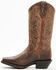 Image #3 - Shyanne Women's Jesse Performance Western Boots - Square Toe, Brown, hi-res