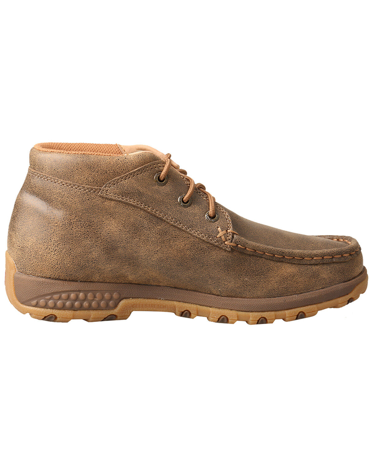 Image #2 - Twisted X Women's Chukka Driving Shoes - Moc Toe, Brown, hi-res