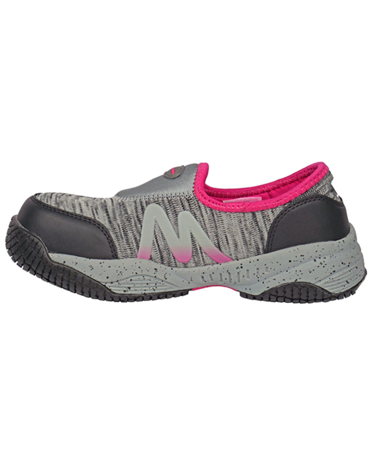 Image #3 - Moxie Trades Women's Zena Slip-On Work Shoes - Composite Toe, Grey, hi-res