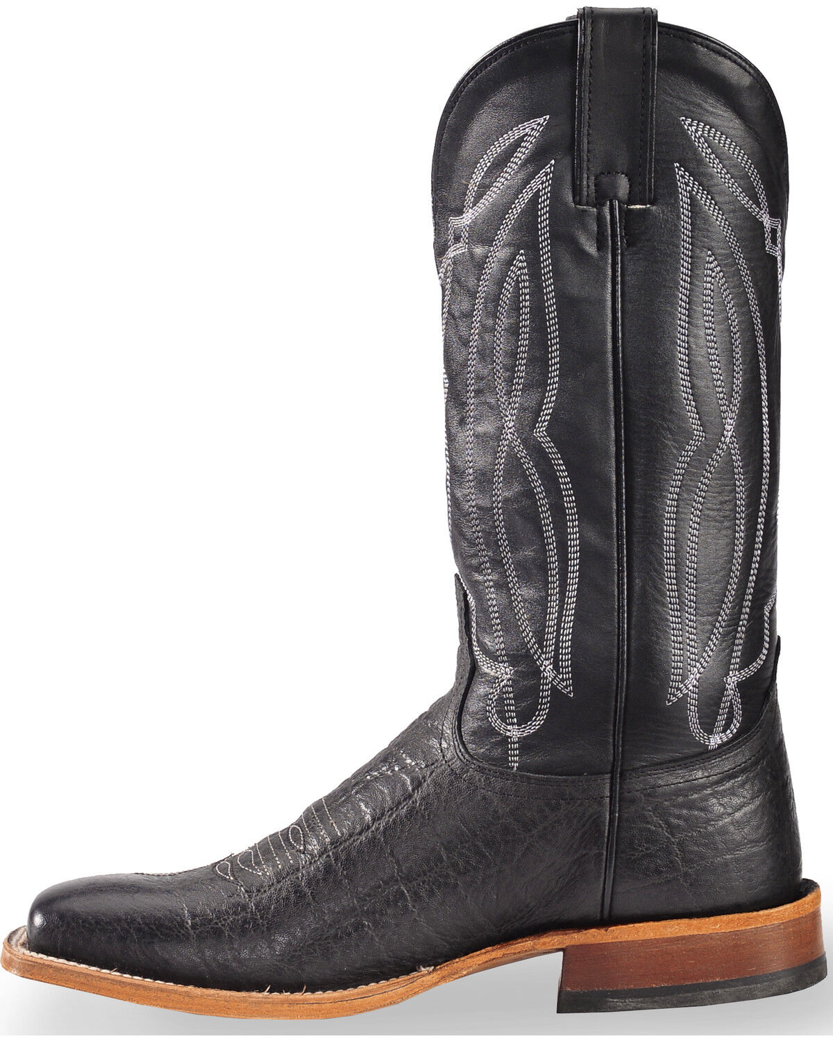 Image #3 - Tony Lama Men's Square Toe Western Boots, Black, hi-res