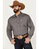 Image #1 - C&zwnj;inch Men's Solid Dove Gray Button Long Sleeve Shirt, Grey, hi-res