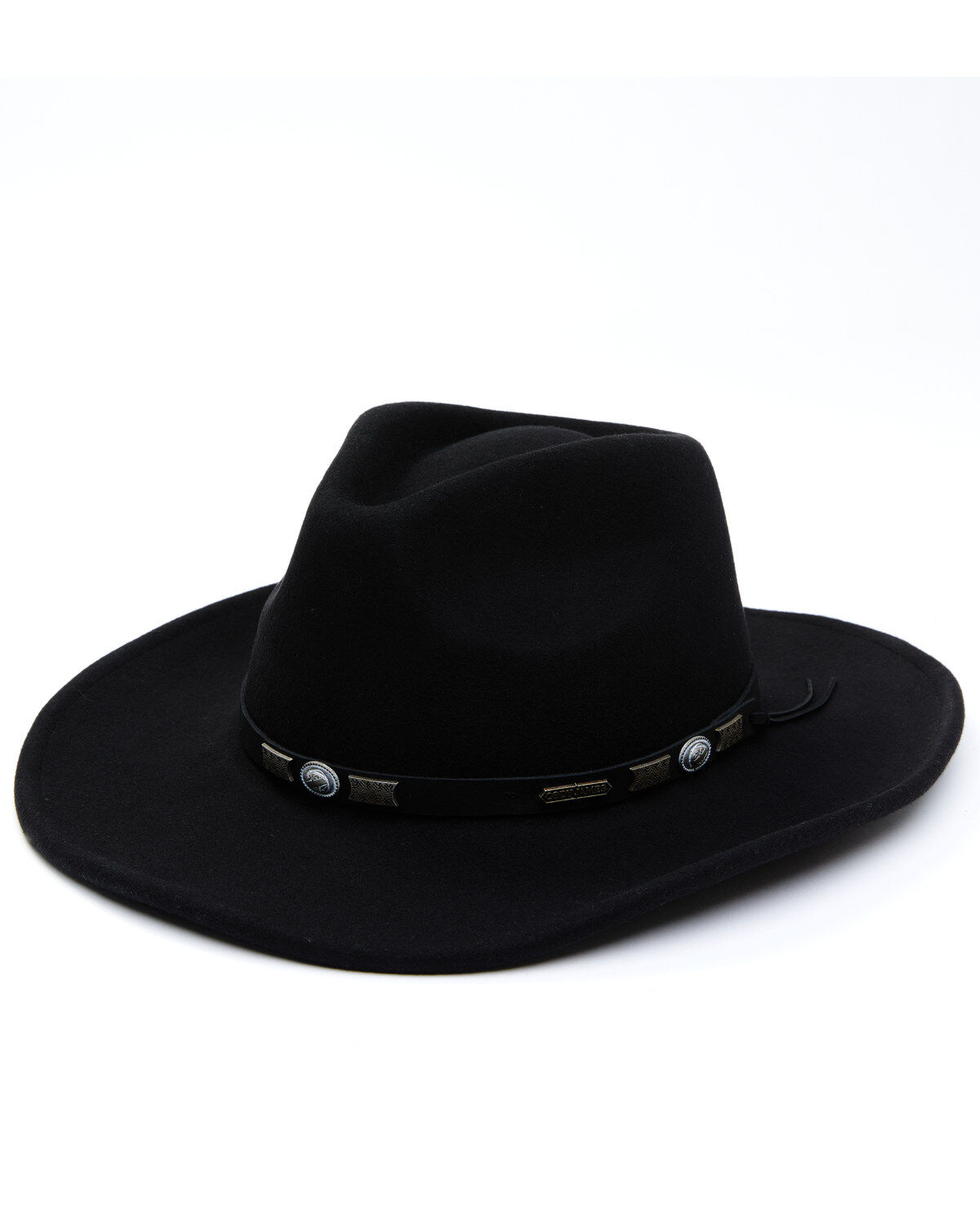Image #1 - Cody James Men's Wool Felt Western Fashion Hat, Black, hi-res