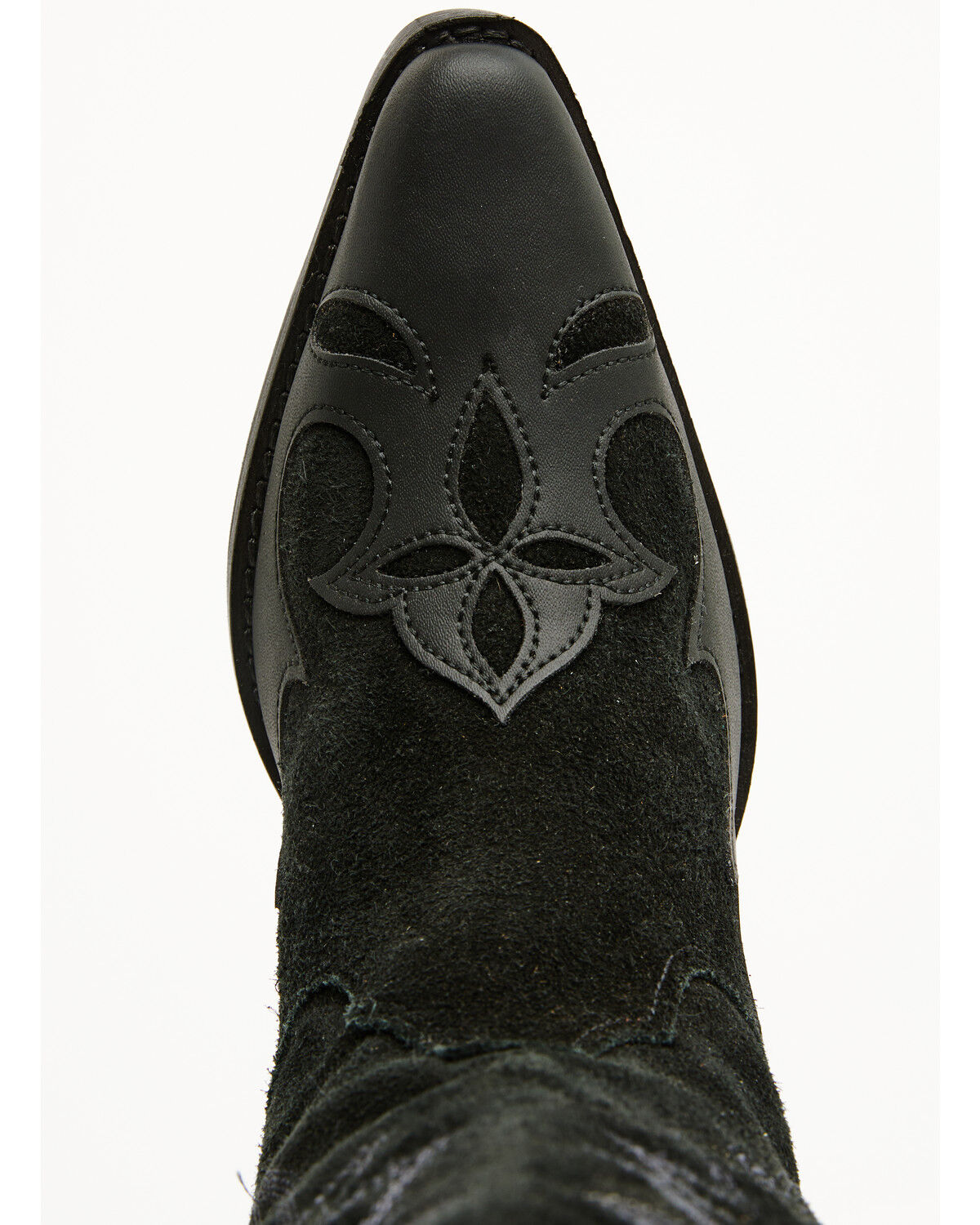 Image #6 - Dingo Women's Drama Queen Overlay Tall Western Boots - Round Toe, Black, hi-res