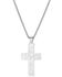 Image #2 - Montana Silversmiths Men's  Under Open Skies American Made Cross Necklace, Silver, hi-res