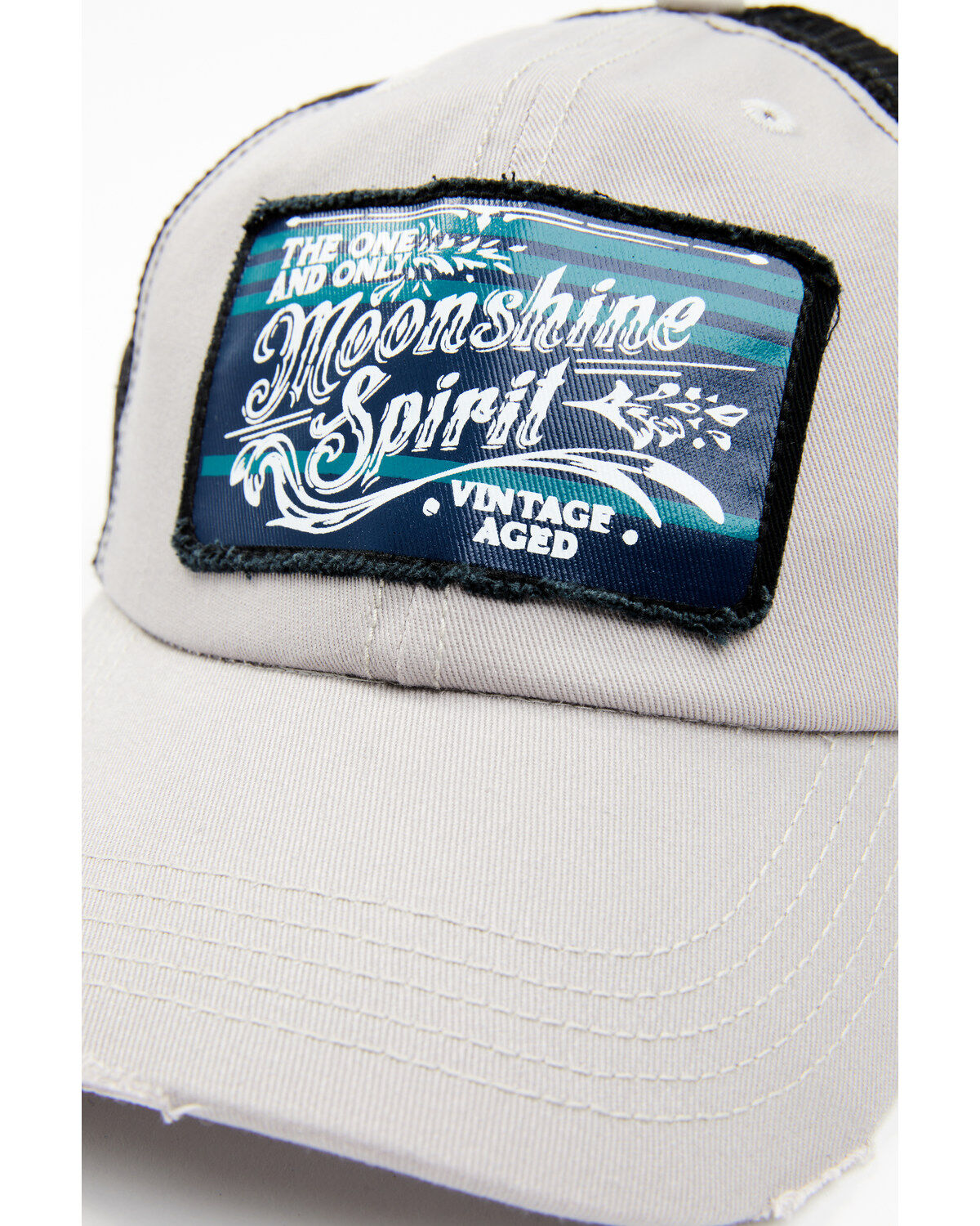 Image #2 - Moonshine Spirit&reg; Men's Vintage Aged Ball Cap, Light Grey, hi-res