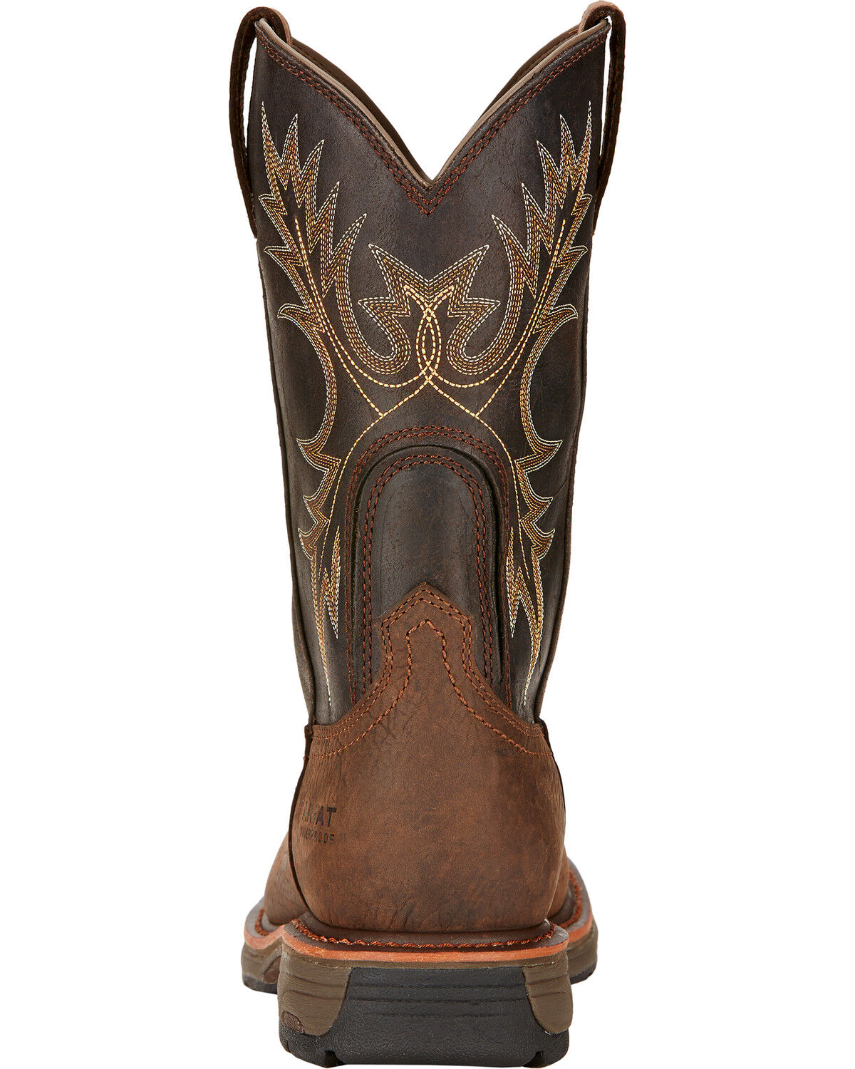 Image #5 - Ariat Men's WorkHog&reg; H2O Western Work Boots - Soft Toe, Brown, hi-res