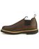 Image #3 - Georgia Boot Men's Georgia Giant Romeo Slip-On Work Shoes - Soft Toe, Dark Brown, hi-res